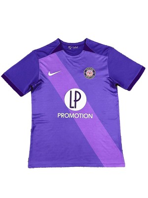 Toulouse maglia da trasferta uniforme da calcio seconda maglia da calcio sportiva da uomo top shirt 2024-2025